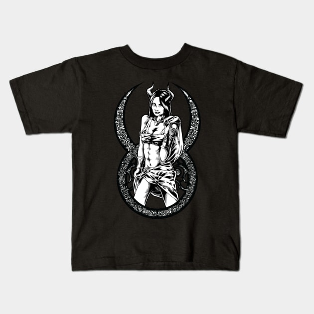 Taurus girl 2 Kids T-Shirt by casikancil